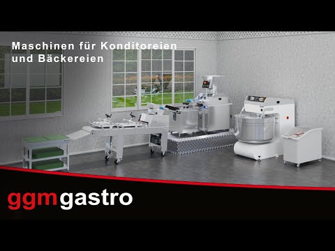 Roterende elektrisk varmluftsbageriovn - Touch - 12-15 x EN 600x400 - med vaskesystem