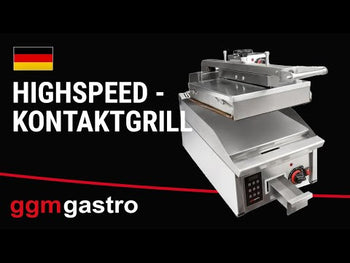 Kontaktgrill med høj hastighed - halvautomatisk - digitalt display