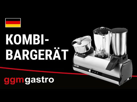 Combi-bar-apparat - blender, isknuser, mælkeshaker og citruspresser