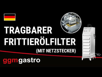 Bærbart fritureoliefilter - 80 liter/minut - til frituregryder på 20 liter og derover