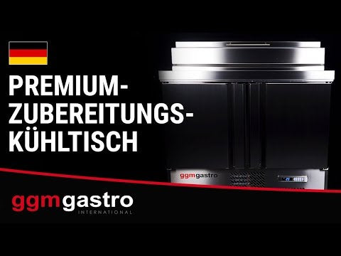 Koldjomfru / Sandwichbord Mini - 1460x700mm - med 3 Døre - till 8x GN 1/4