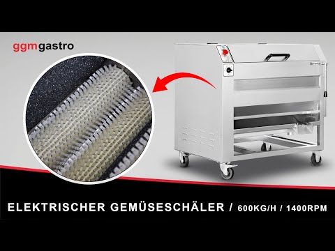 Elektrisk kartoffelskræller - 450 kg/t - kapacitet 56,4 liter