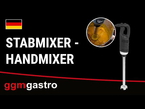 Stavblender inkl. blenderstav 500 mm & piskeris – 450W – 1 hastighed