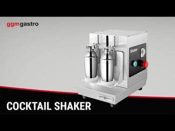 Elektrisk mælke- og cocktailshaker - dobbelt - 40 watt - 240 rpm - sort