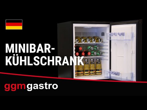 Mini køleskab med 1 dør - støjsvag og låsbar