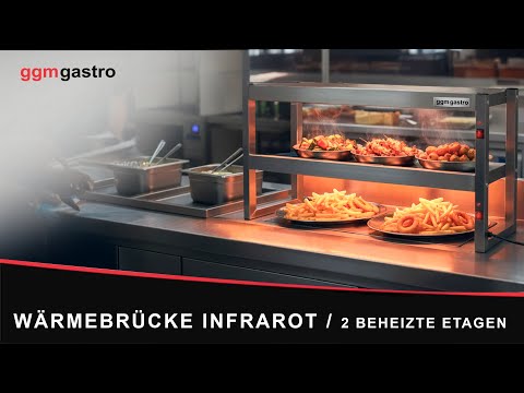 Varmebro - 1500x300mm - med to hylder - højde 650mm