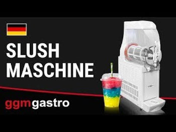 Slush-maskine - 2x 10 liter - 670 watt - Hvid
