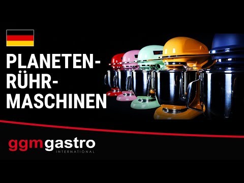 Røremaskine - 7 Liter - 350 watt - inkl. 3 røredyser - Rød