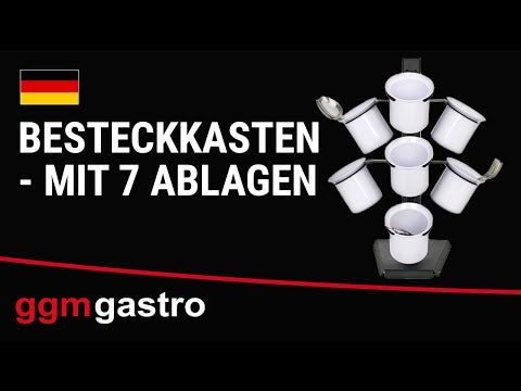 Bestikskuffe - med 7 hylder