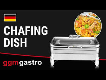 Chafing Dish i rustfrit stål - 11,2 Liter - GN 1/1