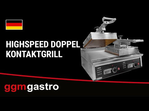 Højhastigheds Klemgrill - automatisk - digitalt display - dobbelt