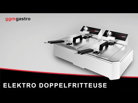 Elektrisk dobbelt Frituregryde - 5+5 Liter - 7,5 kW