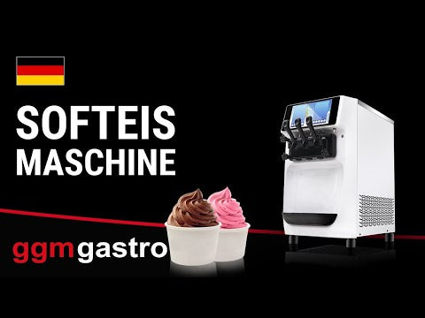 Softicemaskine - 30-32 Liter/h - 2,6 kW - med display