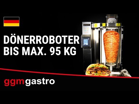 Gas Robot kebabgrill - 4 brændere - op til maks. 95 kg