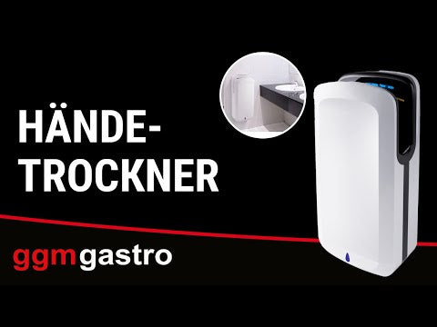 (2 stk.) Håndtørrer med filter - Hvid