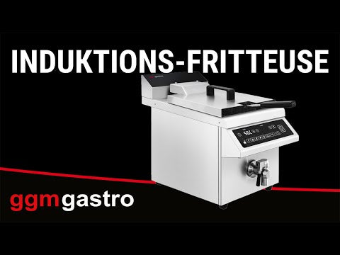 Induktionsfriture - 8 Liter - 3,5 kW - med automatisk kurveløft