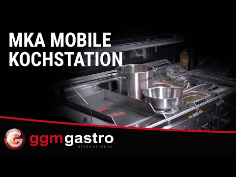 Salgsvogn køkkenstation - inkl. Friture, stegeplade og bain marie