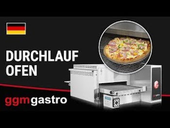 Gas båndovn - 1,0 x 1,3 m - inkl. understel