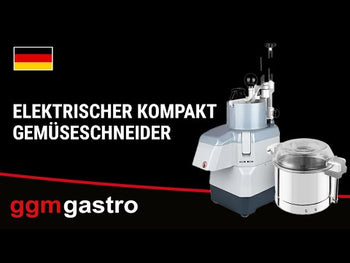 Elektrisk kompakt grøntsagssnitter - 735 watt - inkl. 4 snitte-/riveskiver