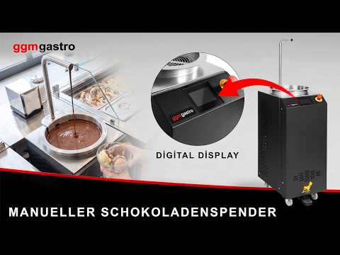 Manuel chokoladedispenser – med fodpedal – 11 kg – digital