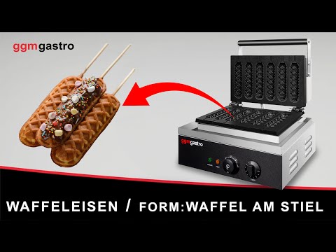 Vaffeljern - Form: Lolly på pind