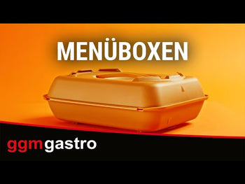 Menuboks - 600 ml - udelt - antracitgrå/rød