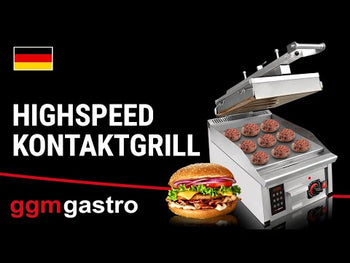Kontaktgrill med høj hastighed - halvautomatisk - digitalt display