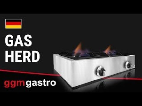 Gaskogebord - med 2 Brænder - 11 kW