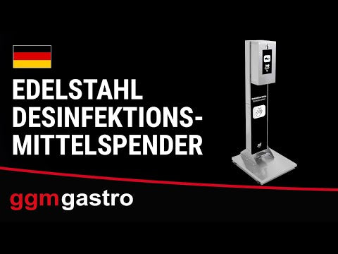 Desinfektionsmiddel dispenser af rustfrit stål