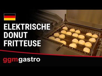 Elektrisk doughnut frituremaskine / fedtproducent - kapacitet: 240 stykker / t