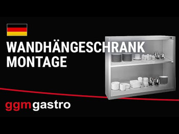 Rustfrit stål Vægskab ECO 1600x400 mm - uden Skydedør - Højde: 650 mm