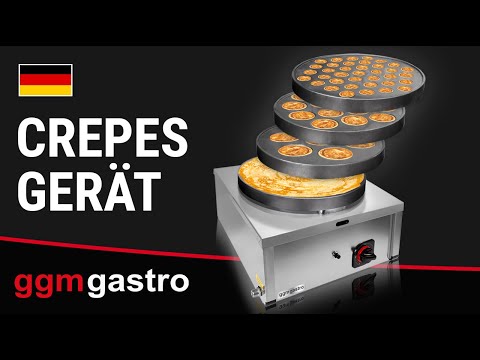 Plade til Gas Crepes enhed - 7 pander - 40 cm