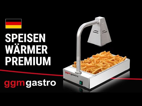 Varmebro PREMIUM - GN 1/2 - med 1 varmelampe
