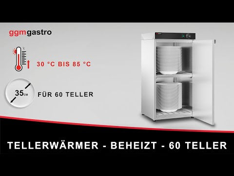 Tallerkenvarmer, max 120 tallerken