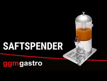 Saftdispenser i rustfrit stål - 1x 7,5 liter