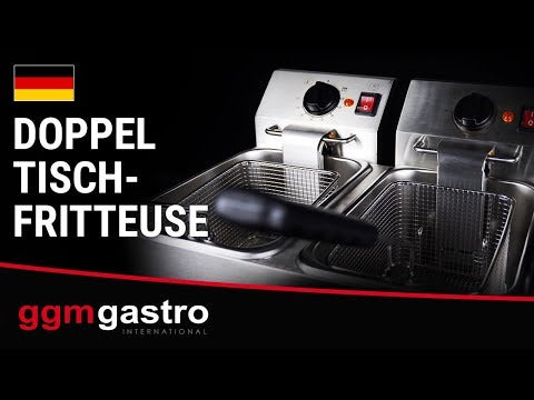 Elektrisk Friture 8 + 8 Liter / 6,5 kW