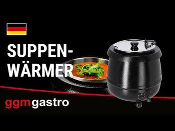 Suppevarmer - 9 liter - rustfrit stål