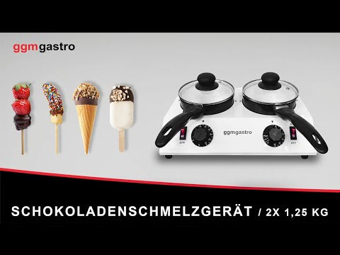 Chokoladesmelter - 1,25 kg - 40 watt