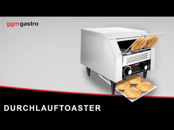Kontinuerlig brødrister - 2,2 kW - 300-350 ristede brød pr. time