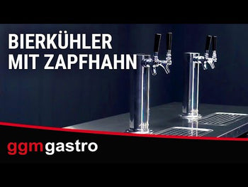 Ølkøler med tappehane - 556 liter - 3 døre