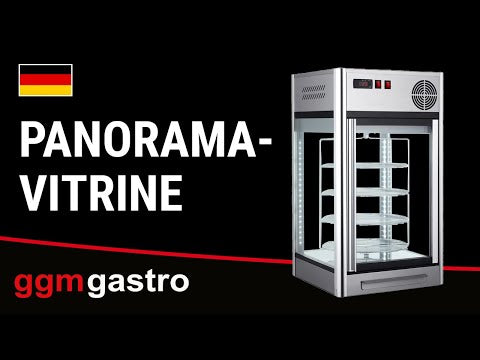 Panorama Kølemontre - 108 Liter - Rustfrit stål