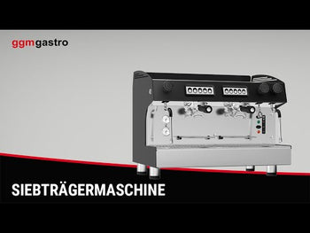 Espresso / kaffemaskine 2 Gruppe - Rustfrit stål