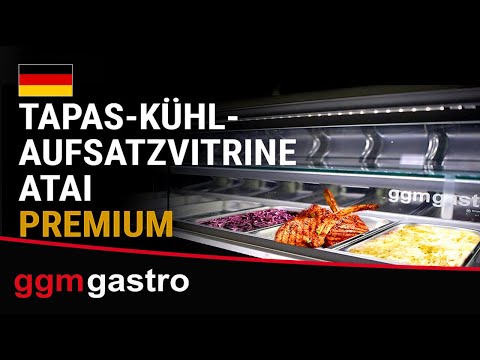 Tapaskøler Premium PLUS til 4 x GN 1/3