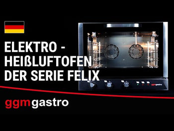 Elektrisk industriovn - 4 skuffer