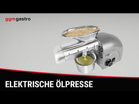 Elektrisk oliepresse - grå - 1,8 kW
