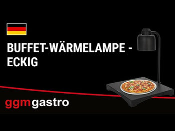 Buffetvarmelampe - firkantet