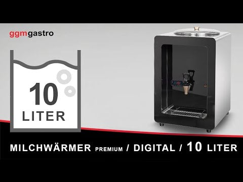 PREMIUM mælkevarmer - Digital - 10 Liter - Hvid