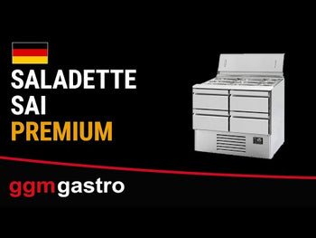 Saladette Premium PLUS (GN) - med 3 døre
