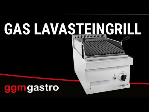 Gas lavastensgrill - (7 kW) - drejelig madlavning Grill