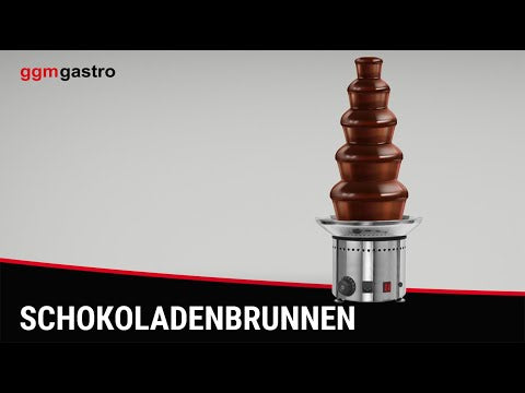 Chokoladefontæne - 4 niveauer - højde 60 cm